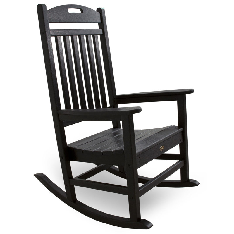Trex Outdoor Yacht Club Rocking Plastic Chair & Reviews Wayfair
